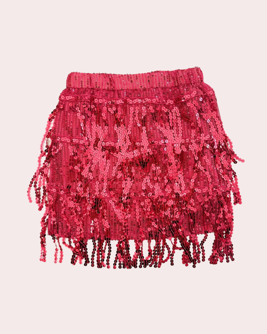 Sequin Skirt - Pink