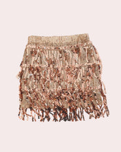Load image into Gallery viewer, Sequin Skirt - Champagne Rose Gold
